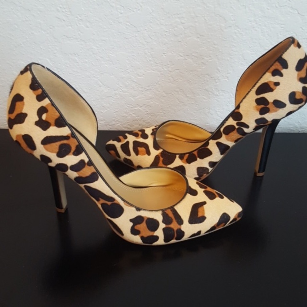 BCBG Leopard Heels